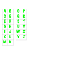 File Folder Match Uppercase Letters (Light Green)